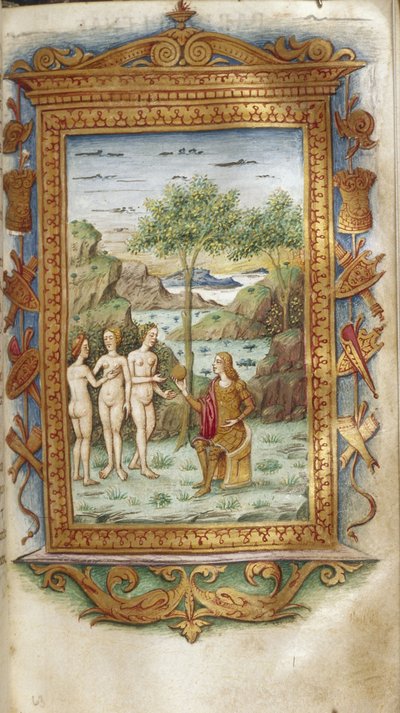The Judgement of Paris by Cristoforo Majorana