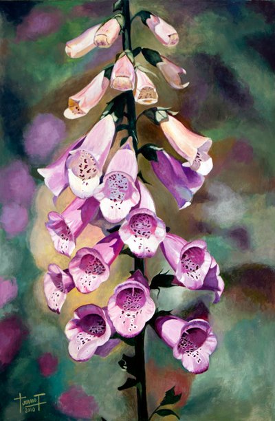 Purple Fingers by Cruz Jurado Traverso