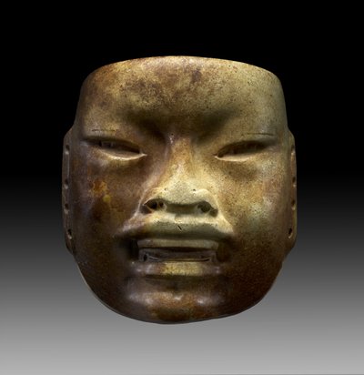 Mask by Culture Olmec