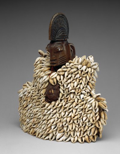 Twin Figure (ere ibeji) with Garment by Yoruba Culture