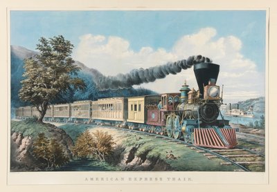 American Express Train by Currier and Ives