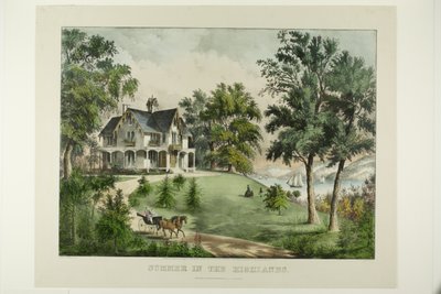 Summer in the Highlands by Currier and Ives