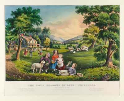 The Four Seasons of Life: Childhood by Currier and Ives