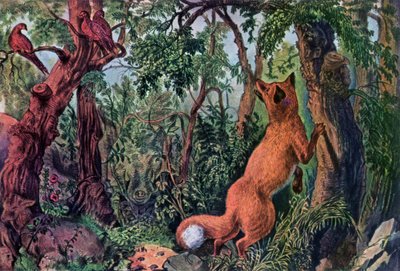 The Puzzled Fox by Currier and Ives