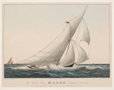 The Scotch Cutter Madge, Captain Duncan by Currier and Ives