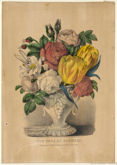 The Vase of Flowers by Currier and Ives