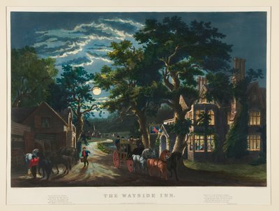 The Wayside Inn by Currier and Ives