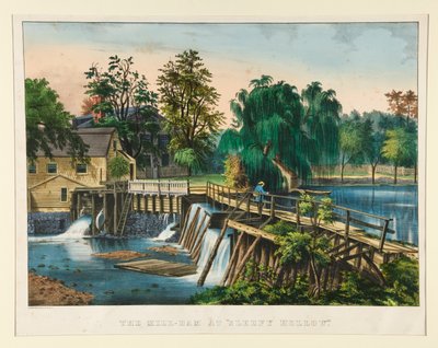 The Mill Dam by Currier and Ives
