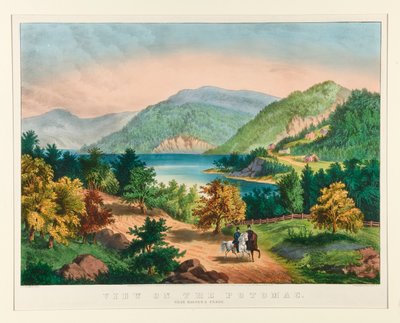 View on the Potomac near Harper by Currier and Ives
