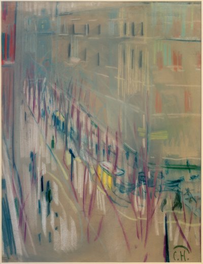 Knesebeck Street in Winter by Curt Herrmann