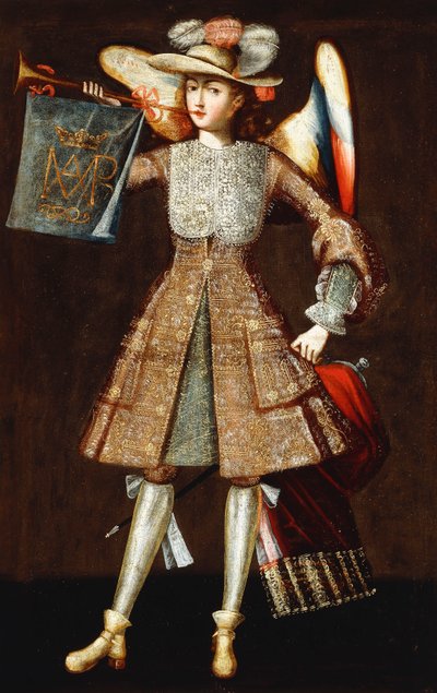 Archangel with Trumpet by Cuzco School