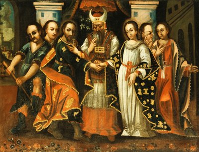 The Marriage of the Virgin by Cuzco School