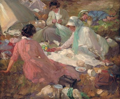 The Picnic by Cyrus Cuneo