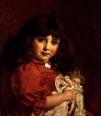 A Favourite Doll by Cyrus Johnson
