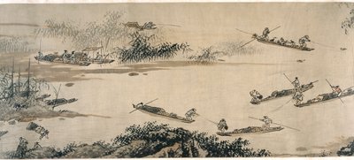 Fishermen on an Autumn River by Dai Jin