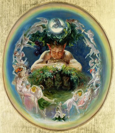 Faun and the Fairies, c.1834 by Daniel Maclise