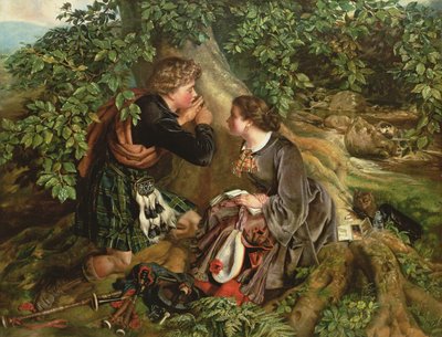 Scottish Lovers by Daniel Maclise