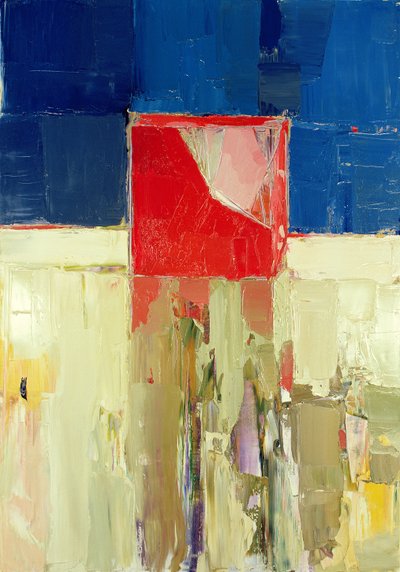 Red Cube by Daniel Cacouault