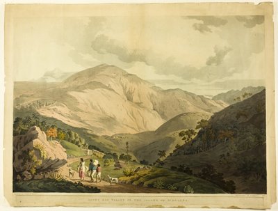 Sandy Bay Valley, St. Helena by Daniel Havell