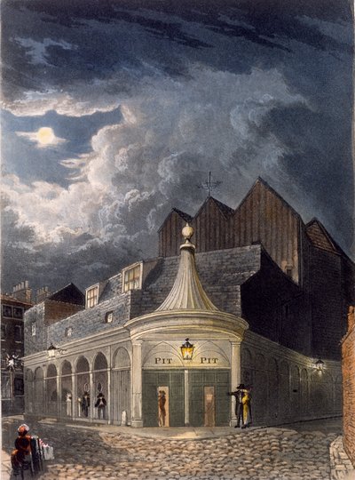 The Olympic Theatre, 1826 by Daniel Havell