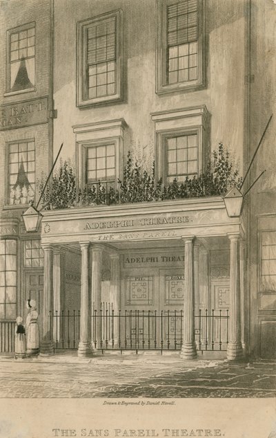 The Sans Pareil Theatre (Adelphi Theatre), London by Daniel Havell