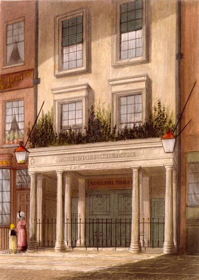 The Sans Pareil Theatre, 1826 by Daniel Havell