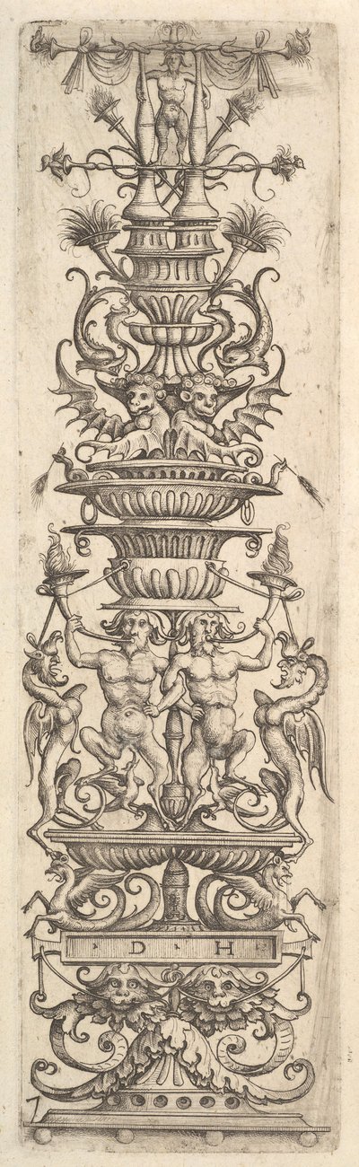 Candelabra Grotesque by Daniel Hopfer