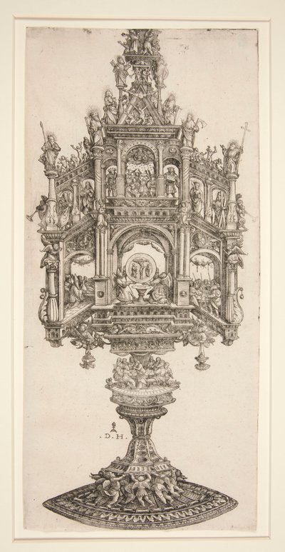 Design for a Monstrance by Daniel Hopfer