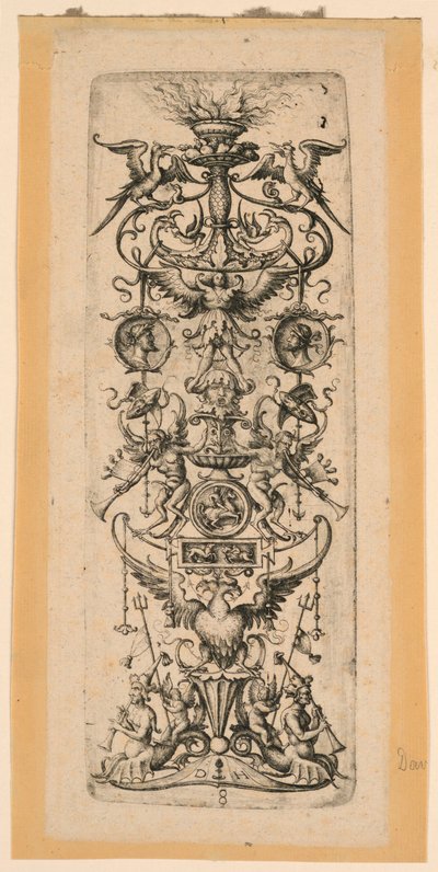 Ornamental Candelabrum by Daniel Hopfer