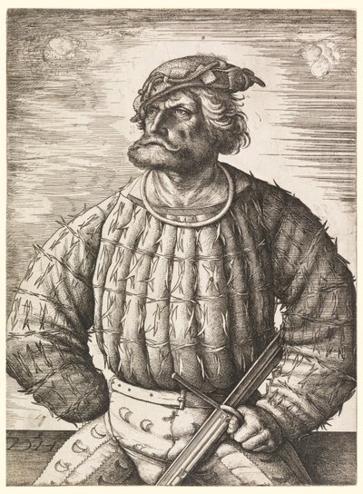 Portrait of Conrad von der Rosen by Daniel Hopfer