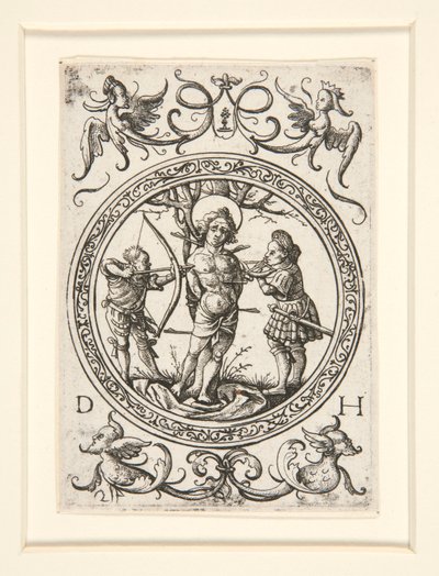 Saint Sebastian by Daniel Hopfer