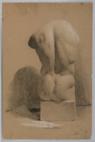 Male Torso From a Plaster Cast by Daniel Huntington