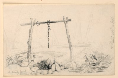 Outside Fireplace, North Conway, New Hampshire by Daniel Huntington