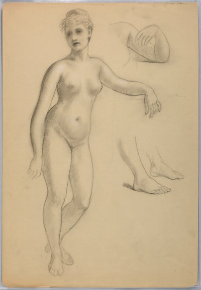 Standing Female Nude by Daniel Huntington