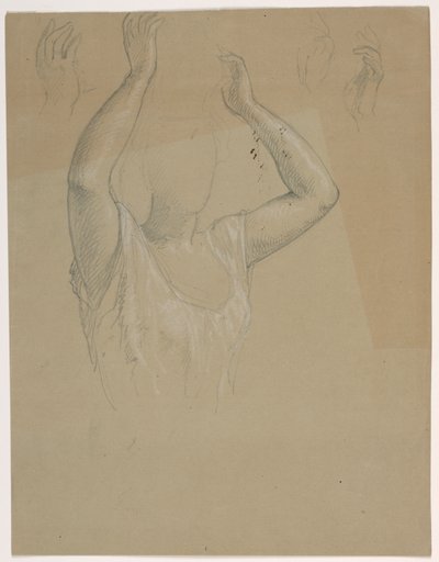 Woman With Hands Raised by Daniel Huntington