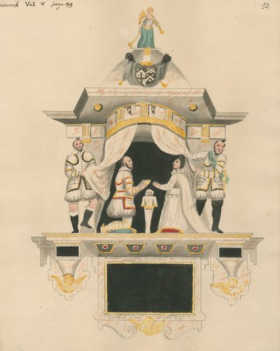 Memorial to Sir Thomas Chaloner by Daniel Lysons