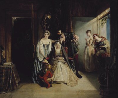Francis I and Diane de Poitiers by Daniel Maclise