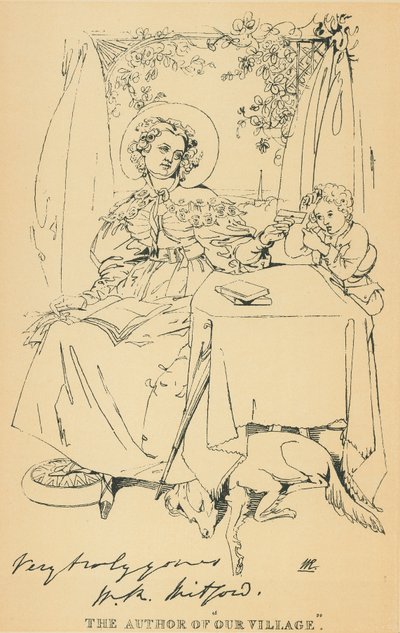 Mary Russell Mitford by Daniel Maclise