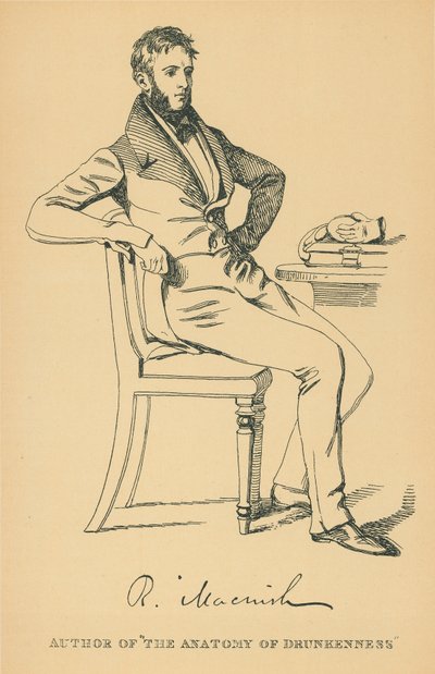 Robert Macnish by Daniel Maclise