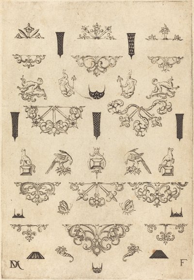 Eleven Different Studs and Twenty-Three Ornaments by Daniel Mignot