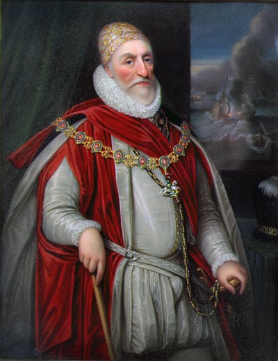 Charles Howard, 1st Earl of Nottingham by Daniel Mytens