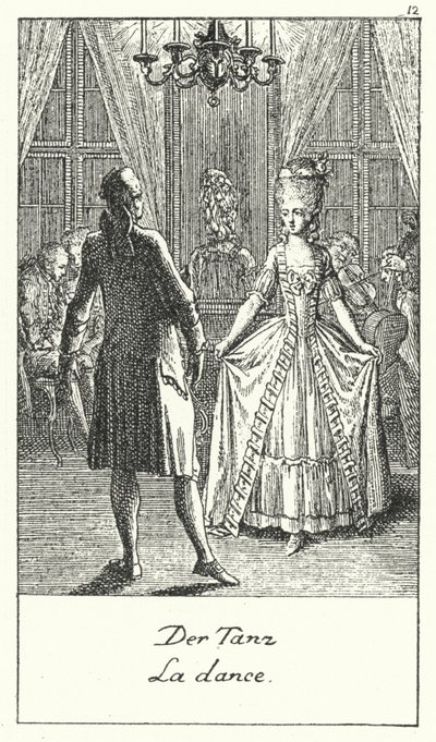 The Dance by Daniel Nikolaus (after) Chodowiecki