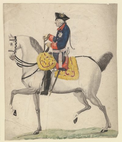 Frederick II of Prussia by Daniel Nikolaus Chodowiecki