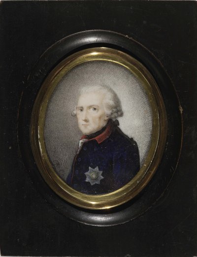 Frederick II of Prussia by Daniel Nikolaus Chodowiecki