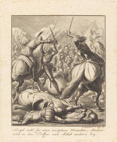 Rudolph of Hapsburg by Daniel Nikolaus Chodowiecki