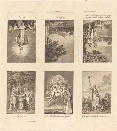 Six Great Events of 1780-1790 by Daniel Nikolaus Chodowiecki