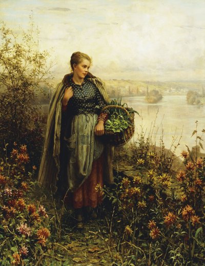 Morning Chill by Daniel Ridgway Knight