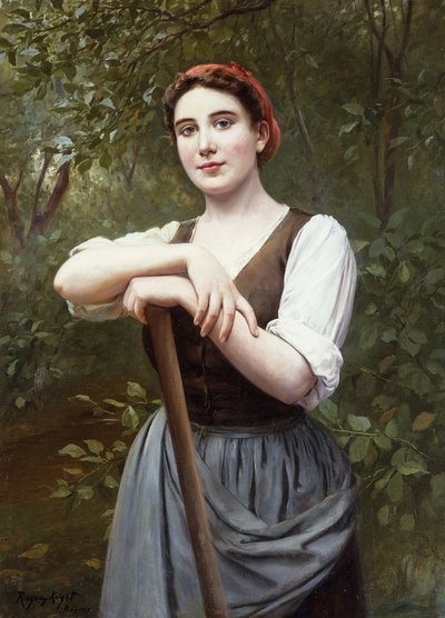 Peasant Girl by Daniel Ridgway Knight