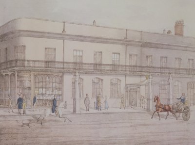 Assembly Rooms & Williams Library, Cheltenham, 1821 by Daniel Thomas Egerton