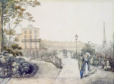 The Crescent, Cheltenham, 1821 by Daniel Thomas Egerton